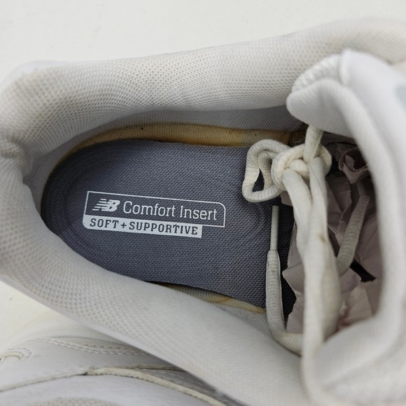 New Balance 608 Mens 11.5 White Leather Training Shoes MX608AW5 Low Top Sneakers main image 11